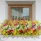 14 Pcs Artificial Outdoor Flowers UV Resistant Fake Flower -No Maintenance Faux Greenery Plants Plastic Flowers -Faux Flowers for Outdoor Planters Porch Garden Window Box Home Decor (Mix 6)